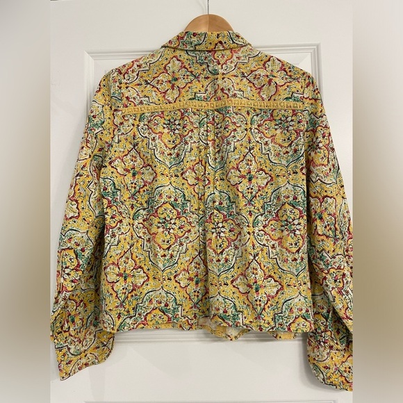 Anthropology Pilcro Pintuck Peasant Blouse, Size XS - Picture 11 of 13